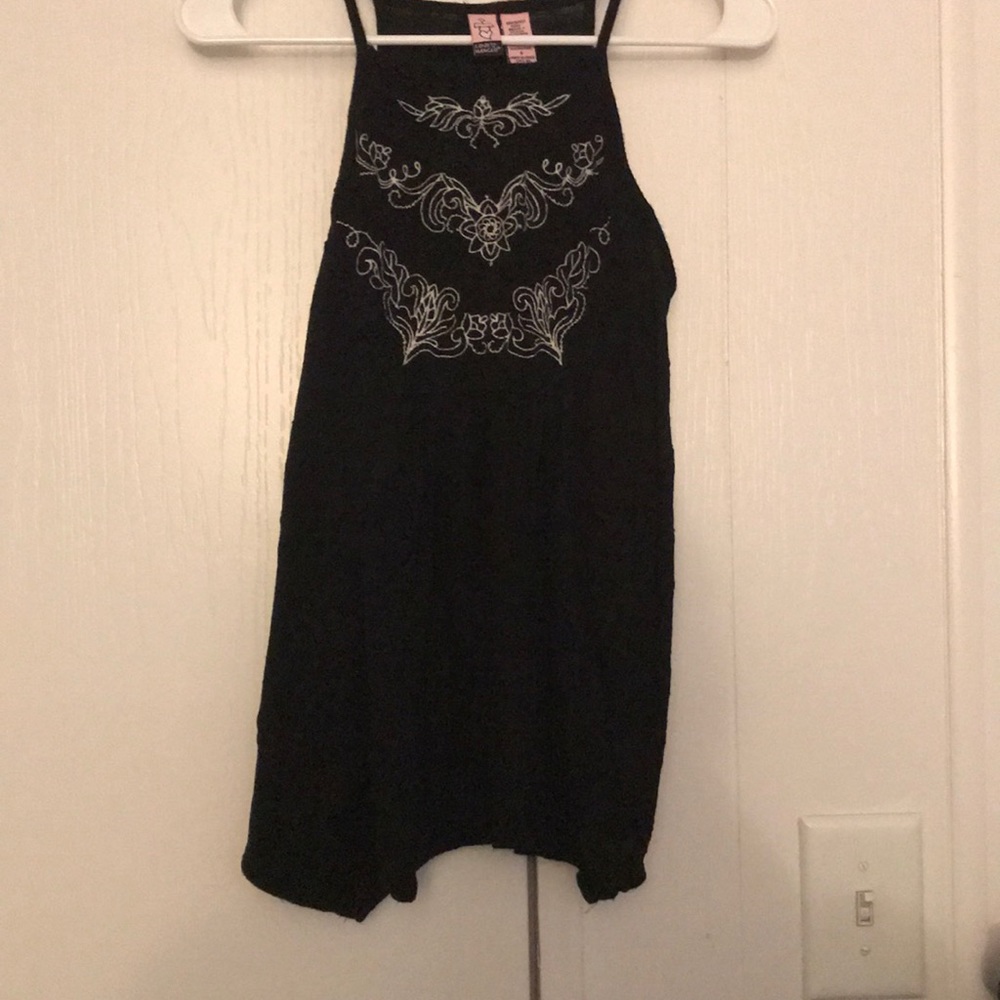 Black tank top